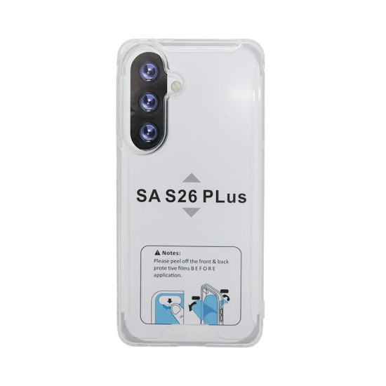 Capa Duro de Silicone para Samsung Galaxy S26 Plus Transparente